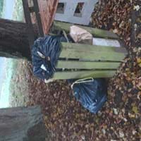 Müll in Zaunstadt